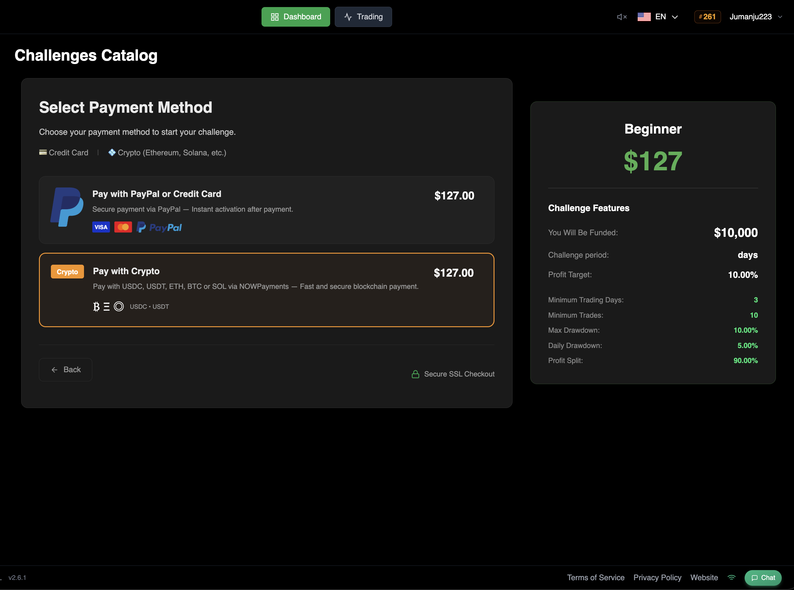 Select Payment Method